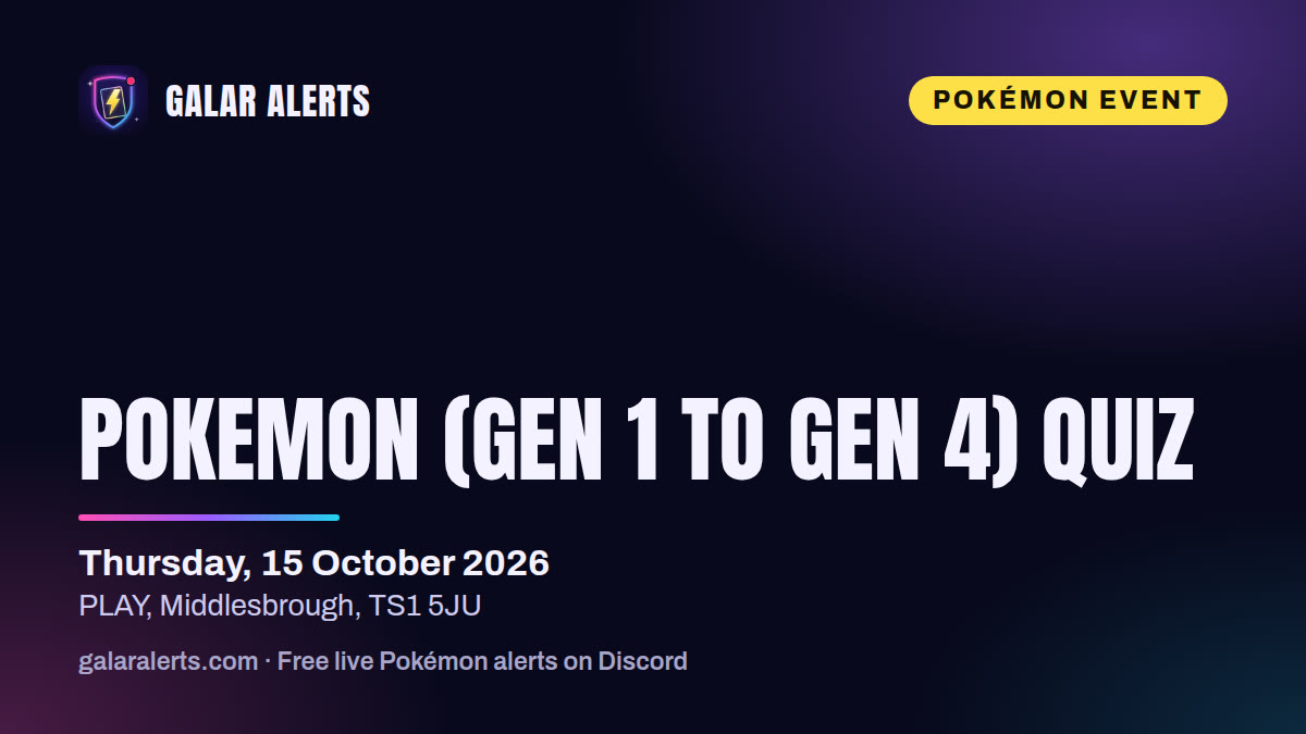 Pokemon (Gen 1 to Gen 4) Quiz