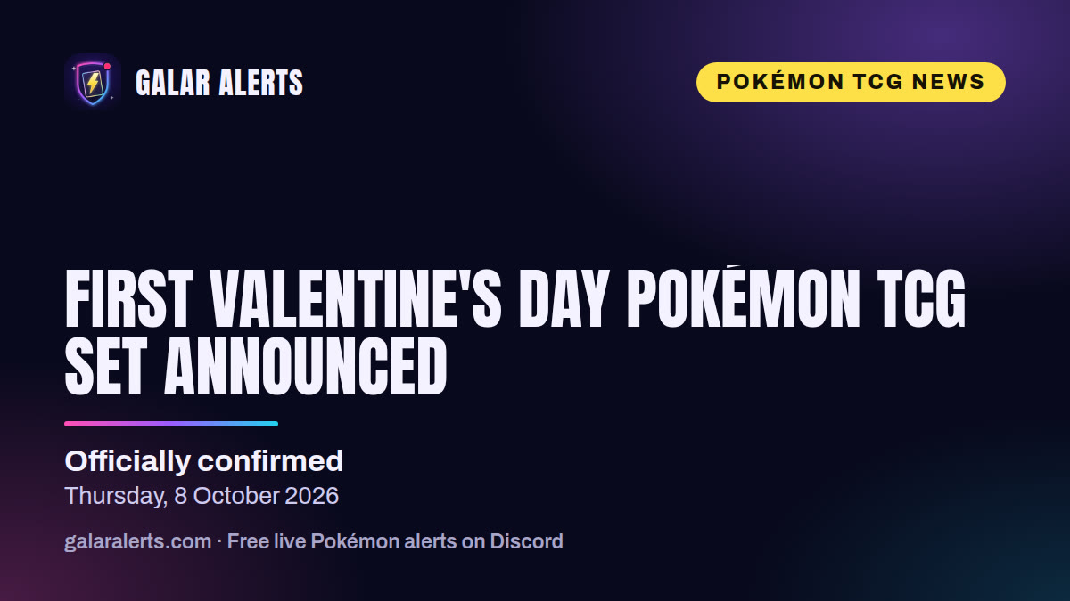 First Valentine's Day Pokémon TCG set announced