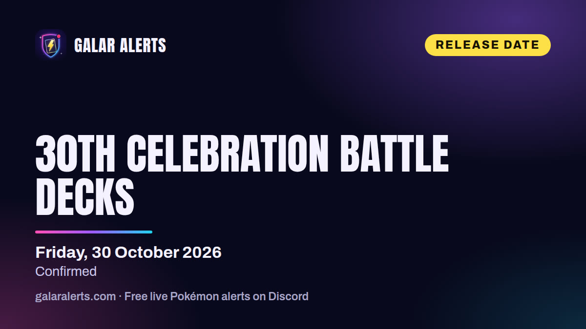 30th Celebration Battle Decks (Espeon ex / Umbreon ex)
