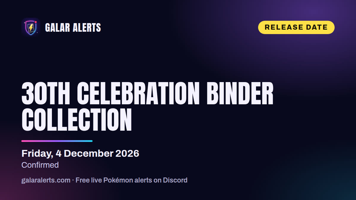 30th Celebration Binder Collection