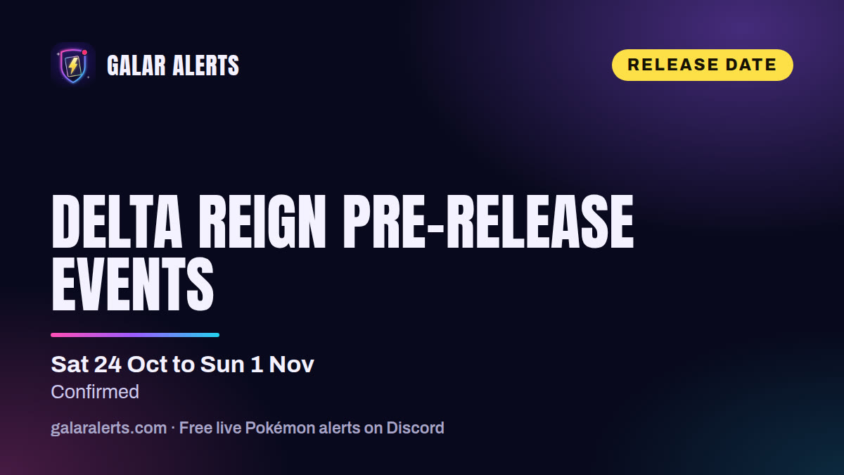 Delta Reign pre-release events