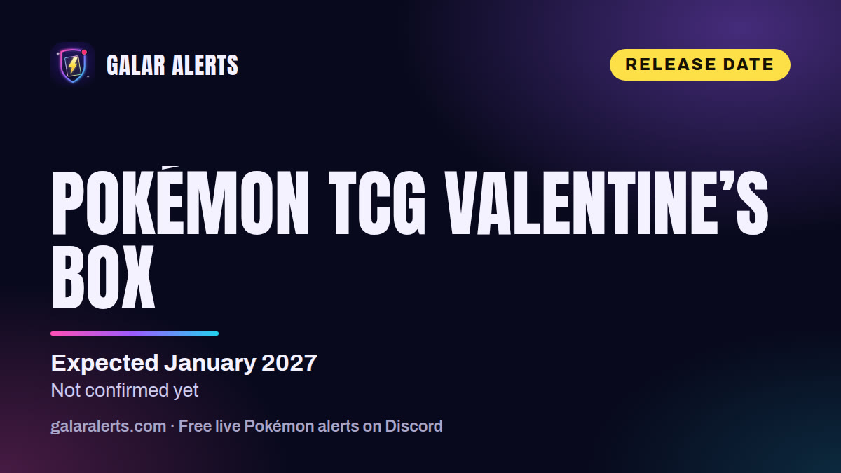 Pokémon TCG Valentine’s Box