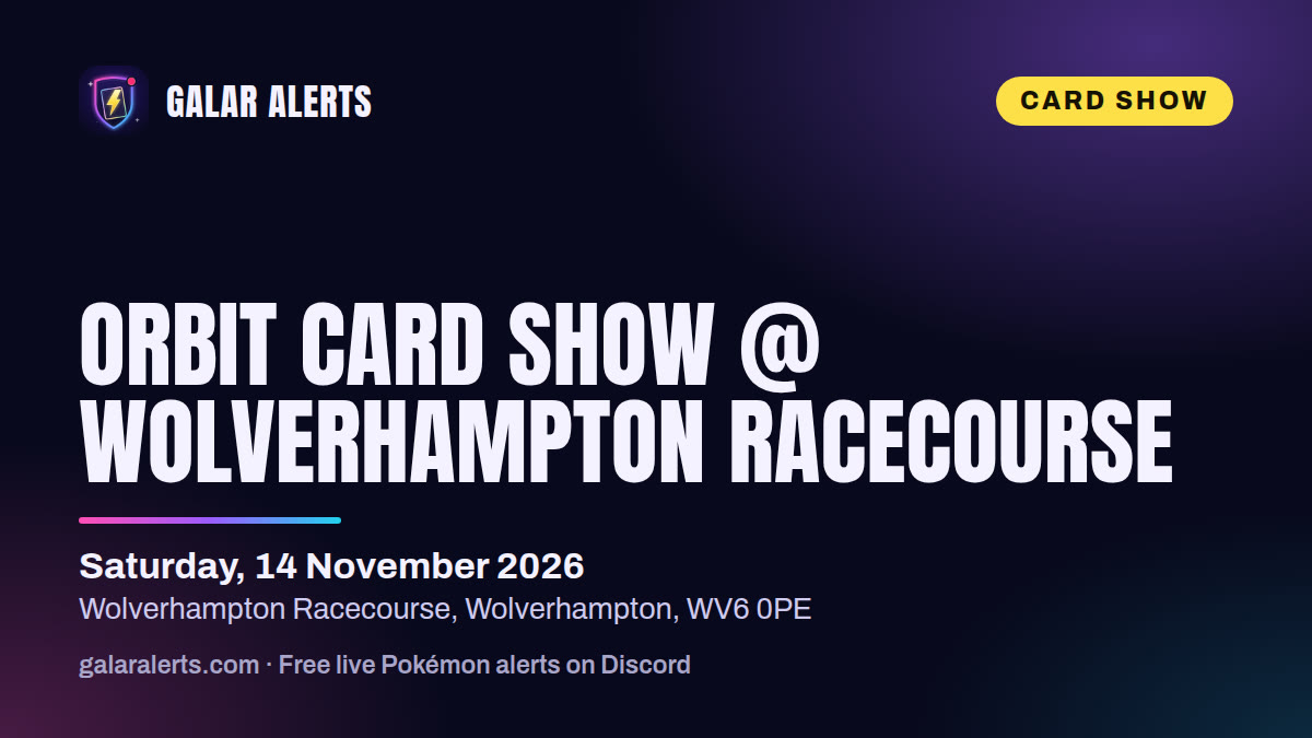 Orbit Card Show @ Wolverhampton Racecourse