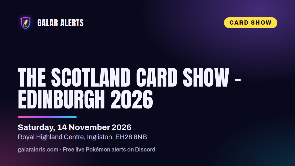 The Scotland Card Show - Edinburgh 2026