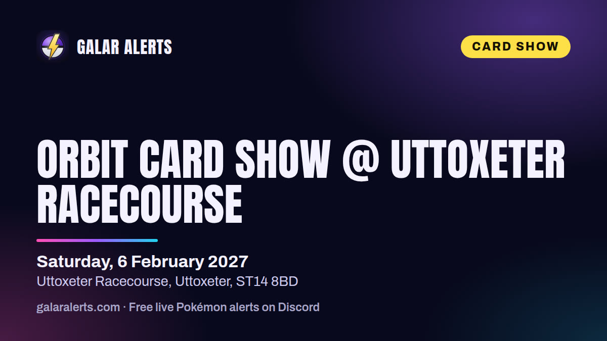 Orbit Card Show @ Uttoxeter Racecourse