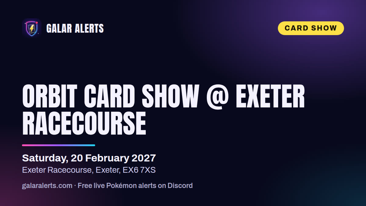 Orbit Card Show @ Exeter Racecourse