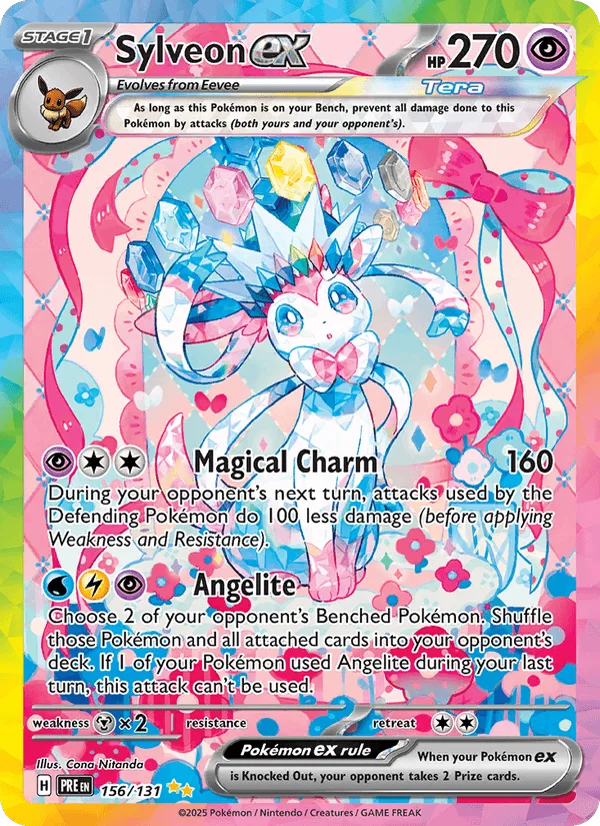 Sylveon ex (Special Illustration Rare), Prismatic Evolutions Pokémon card