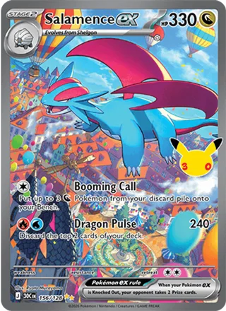 Salamence ex 156/128, special illustration rare