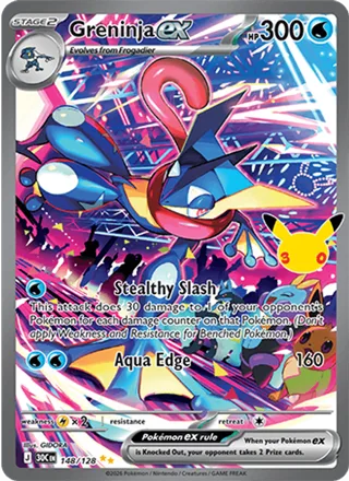 Greninja ex 148/128, special illustration rare
