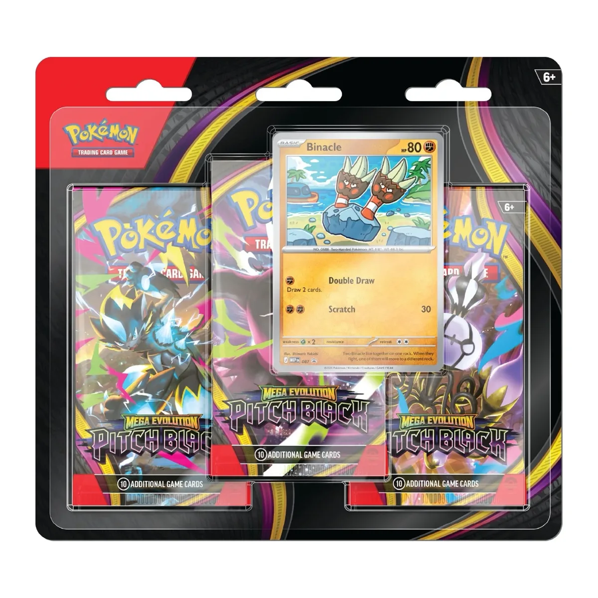 The Pitch Black 3-Pack Blister (official product image)