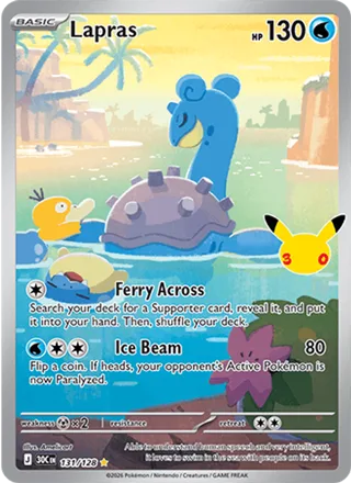 Lapras 131/128, illustration rare