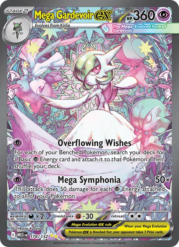Mega Gardevoir ex 178/132 (Special Illustration Rare), Mega Evolution Pokémon card