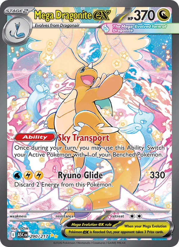 Mega Dragonite ex (Special Illustration Rare), Ascended Heroes Pokémon card
