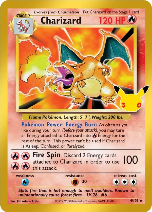 Charizard 4/102, Classic Collection