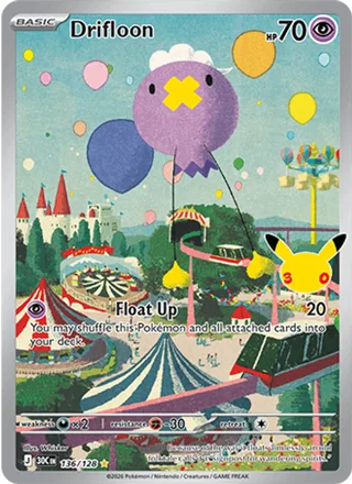 Drifloon 136/128, illustration rare