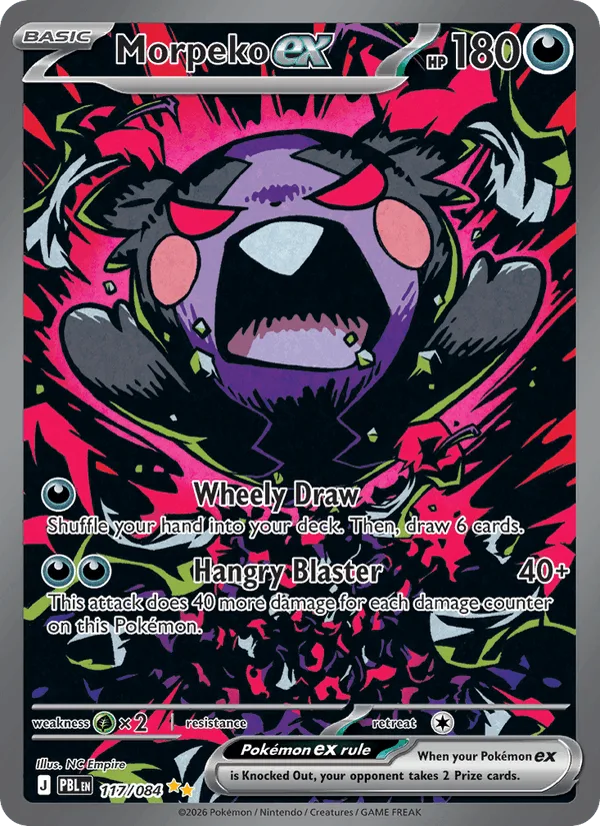 Morpeko ex (Special Illustration Rare), Pitch Black Pokémon card