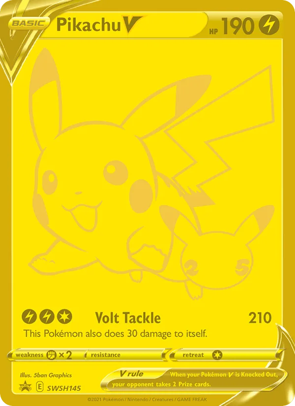 Pikachu V (Promo), SWSH Black Star Promos Pokémon card