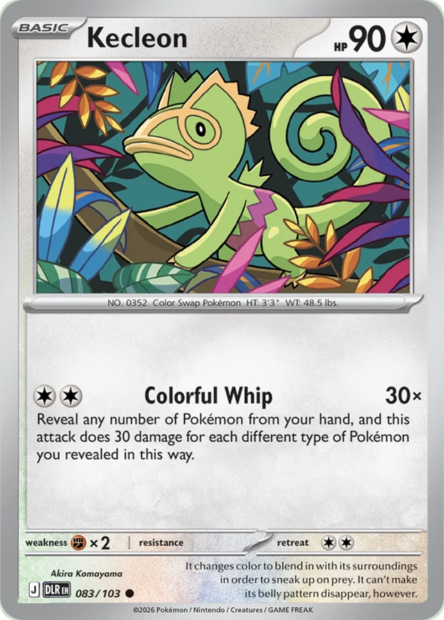 Kecleon 083/103 from Delta Reign (official image)