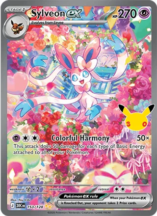 Sylveon ex 153/128, special illustration rare