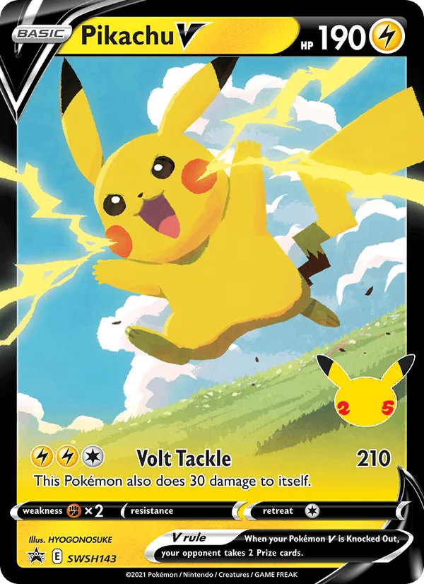 Pikachu V (Promo), SWSH Black Star Promos Pokémon card