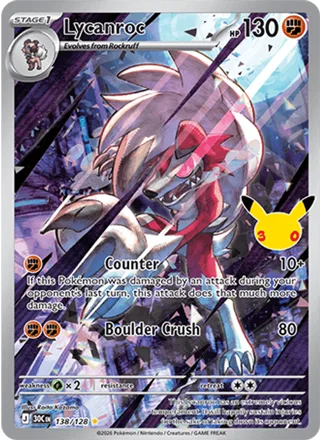 Lycanroc 138/128, illustration rare