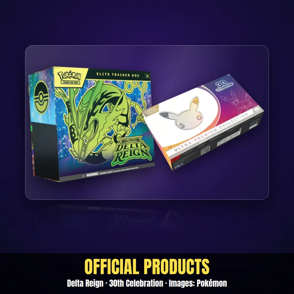 The official Delta Reign and 30th Celebration Elite Trainer Boxes